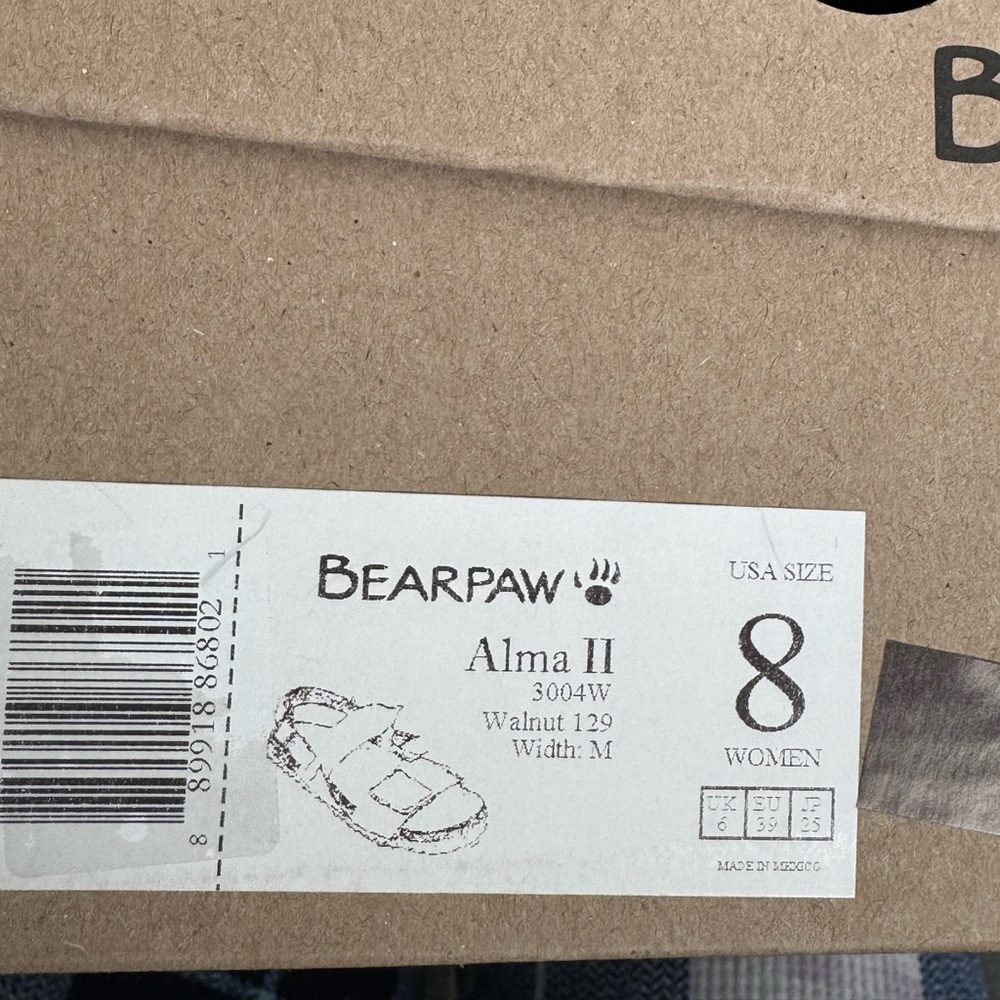 BearPaw Women’s Dark Brown Sandals - Picture 5 of 5